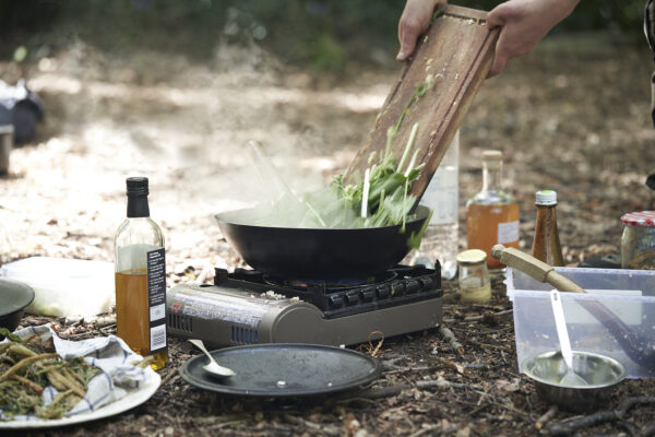 Wild cooking during one of Foragerium's foraging courses